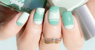 15 Manicures That Show Off Your Love For Mint
