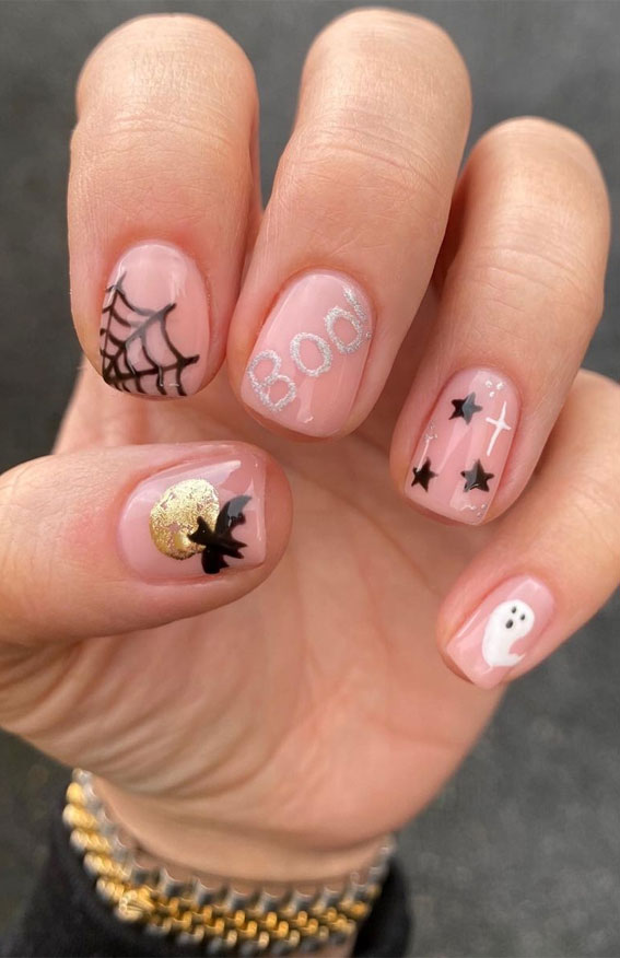 halloween nails, halloween nail art, halloween nail designs 2020