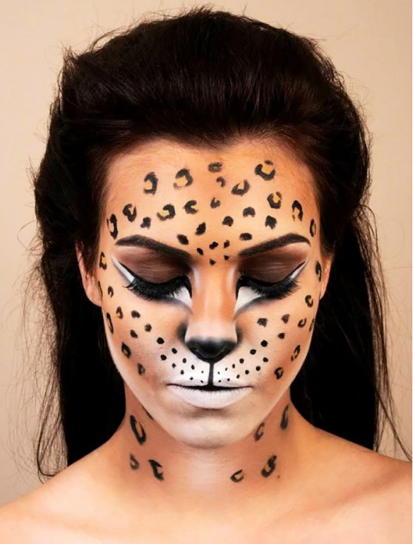 Leopard Halloween Makeup