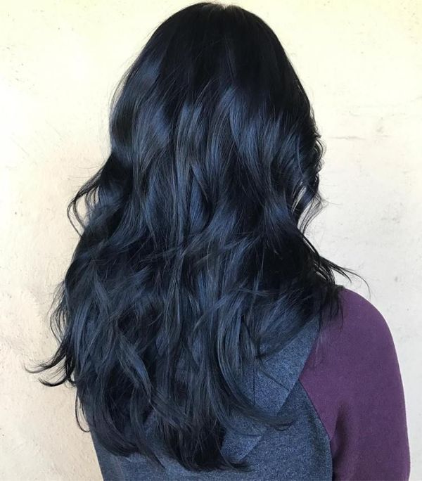 Awesome black and blue hair styles 1
