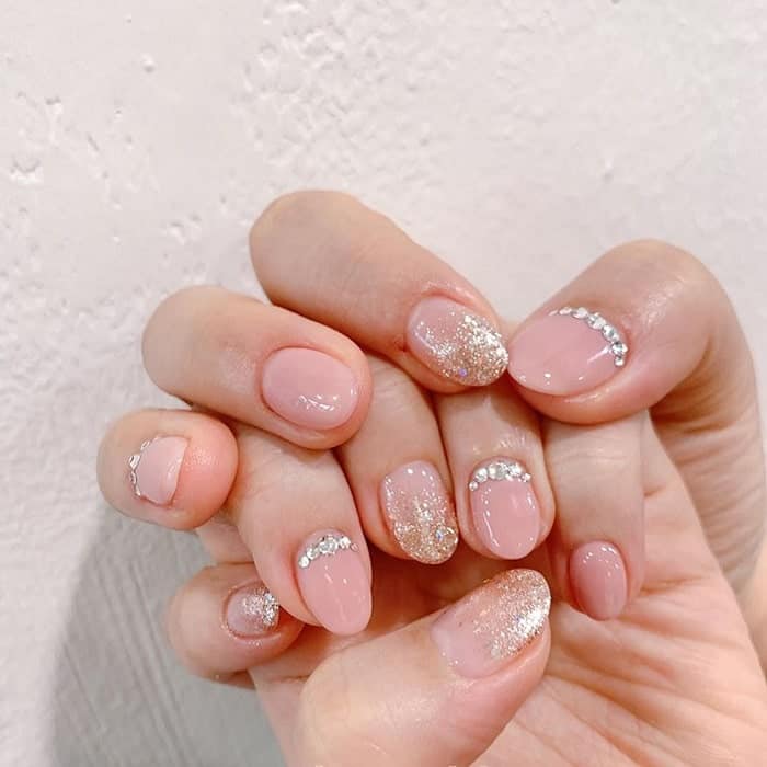 short wedding nails