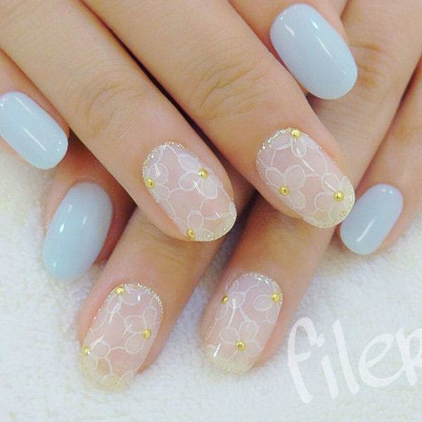 wedding nail designs 46