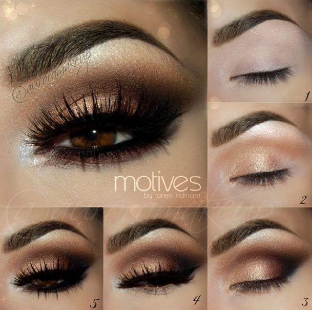 Step By Step Smokey Eye Makeup Tutorials