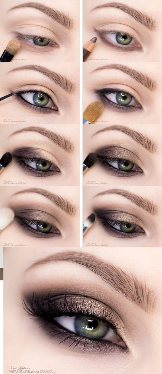 Step By Step Smokey Eye Makeup Tutorials