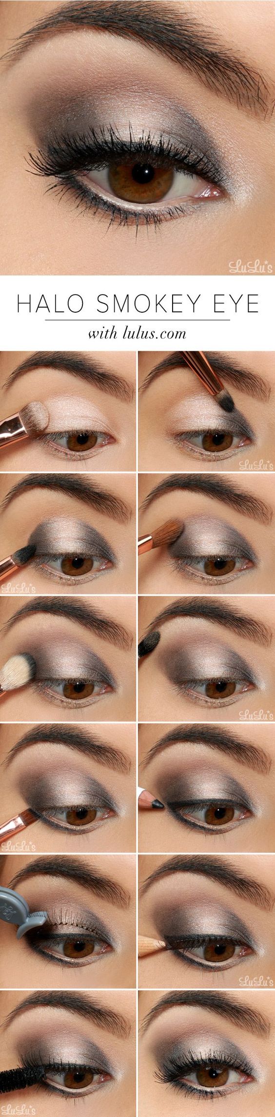 Step By Step Smokey Eye Makeup Tutorials