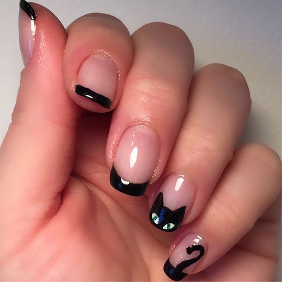 Cat Design Nail Art Ideas