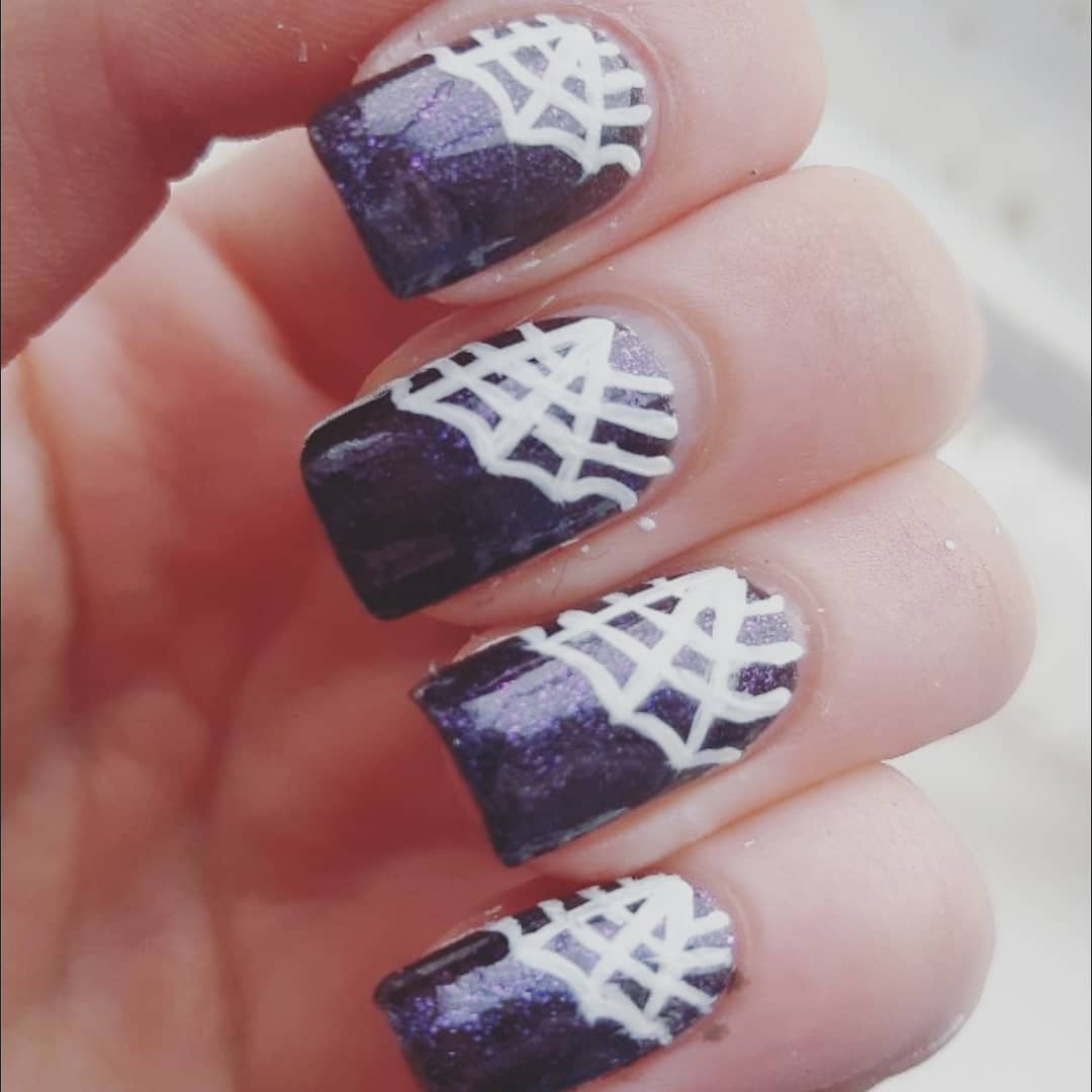 Cobweb Ideas Of Nail Art