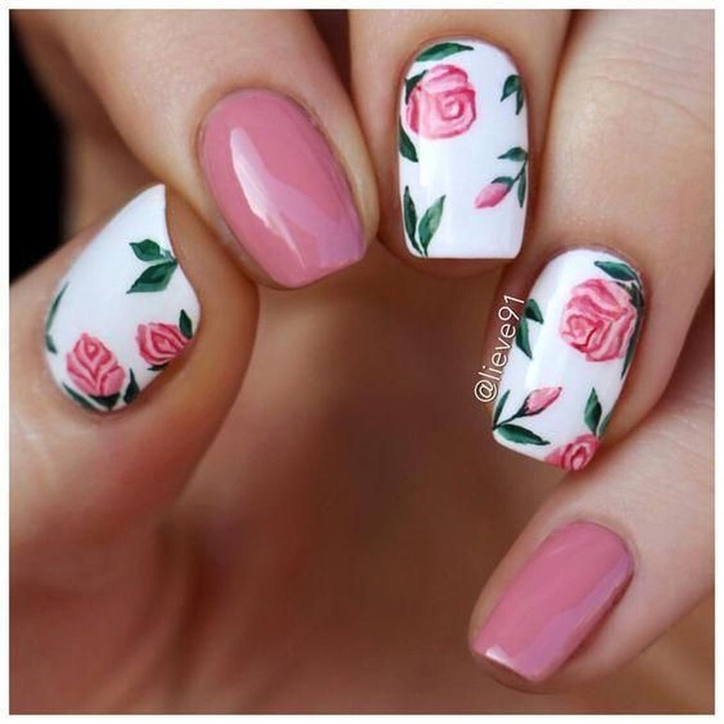 Pastel Pink and Florals