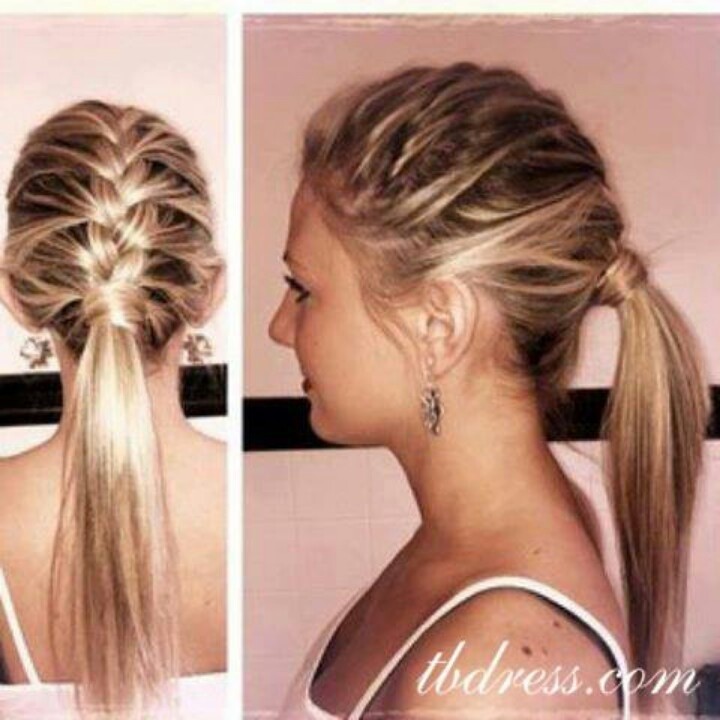 French Braid Ponytail