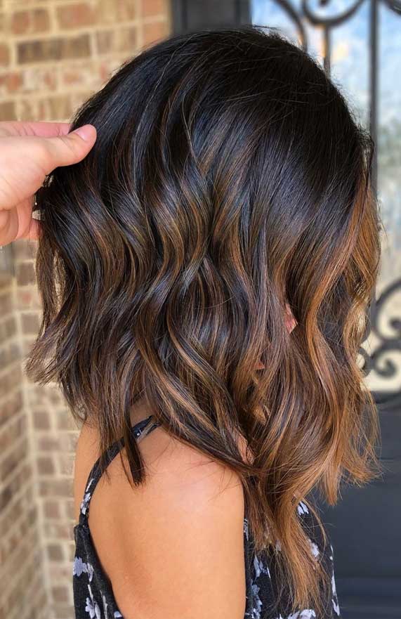 brown hair color, brown hair color, balayage hair blonde, subtle blonde balayage, blonde balayage on dark hair, light blonde balayage, warm brown balayage #brownhair #balayagehairblonde hair color ideas, hair color trends 2020