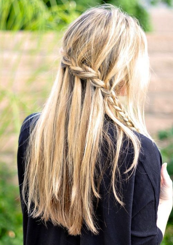 Waterfall braid