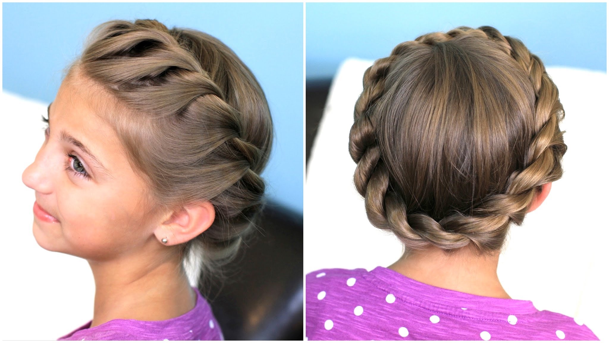 Crown twist braid