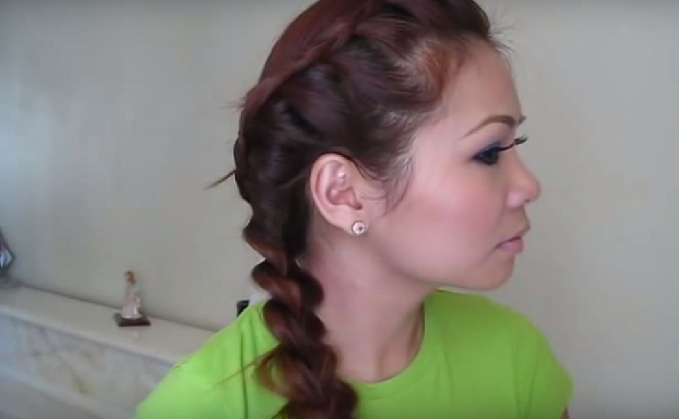 Hair tutorial trendy retro braids