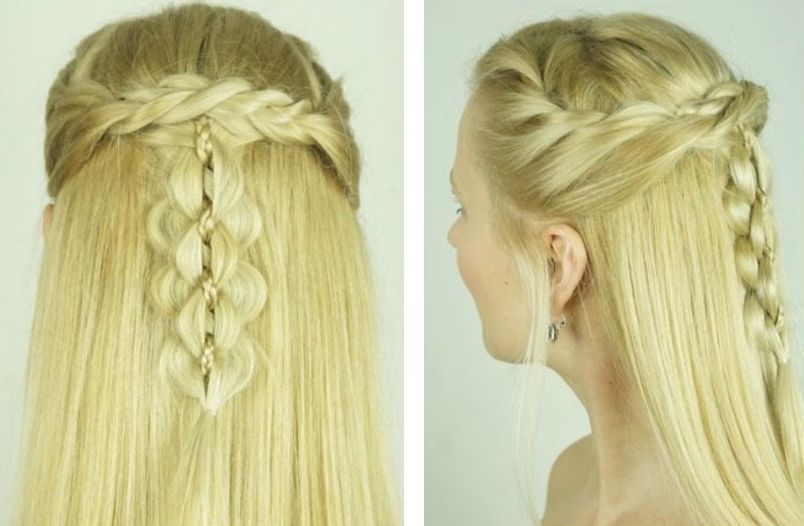 Blonde hairstyle design