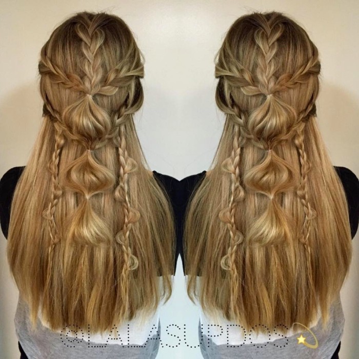 Waving modern braid