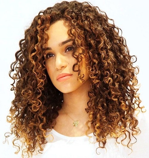 Long Super Curly Hairdo