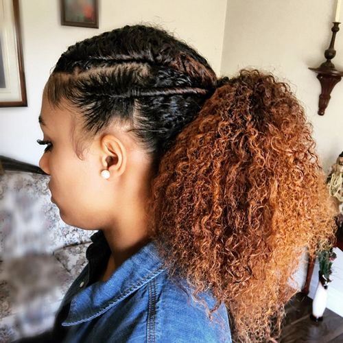 Funky Wavy Long Hairstyles for Black Women