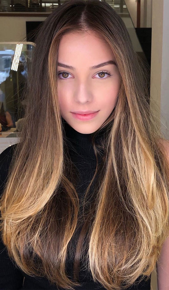 brown hair, brown hair color, hair color ideas #brownhair #haircolor #brunettehair brunette hair color, fall hair color #haircolor #brownhair #babylights