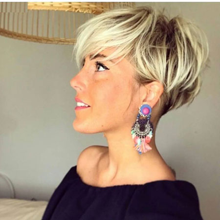 Pixie Balayage Blonde Short