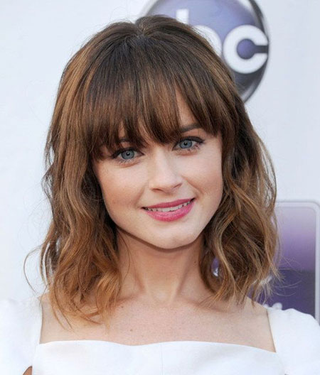 Bangs Length Medium Bledel