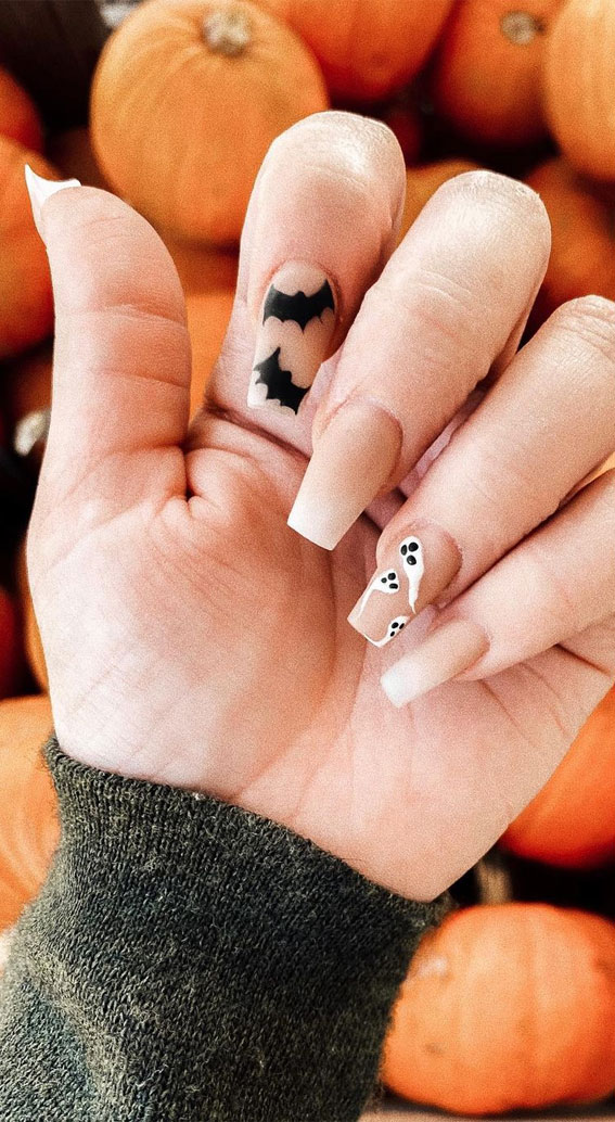 halloween nails, halloween nail art, halloween nail designs 2020