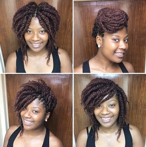 Four Ways to Style Your Kinky Twists