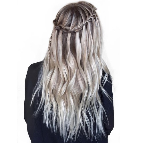 Grey Waterfall Braid