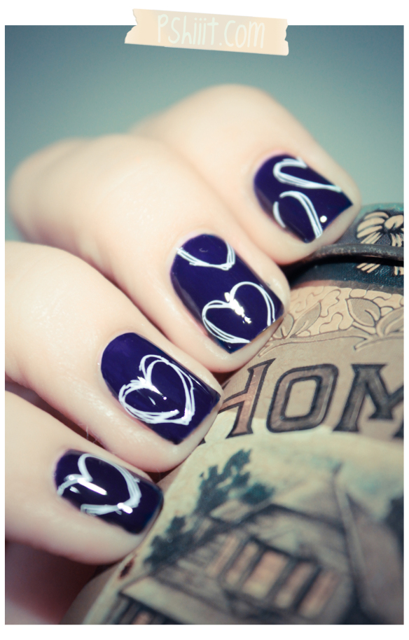 Bourjois bleu violet nails