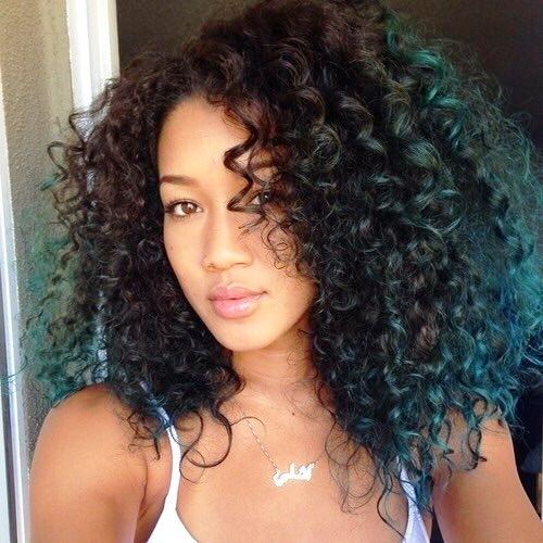 Curly  Medium Hairstyles for Black Women