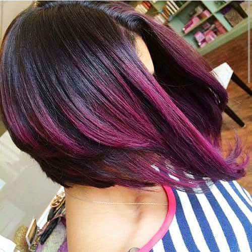 Vibrant Orchid Hair