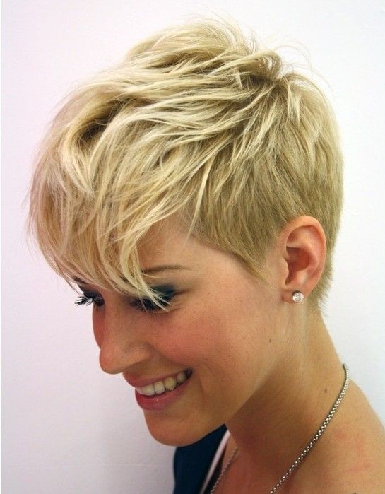 Messy Pixie Haircut for Long Face
