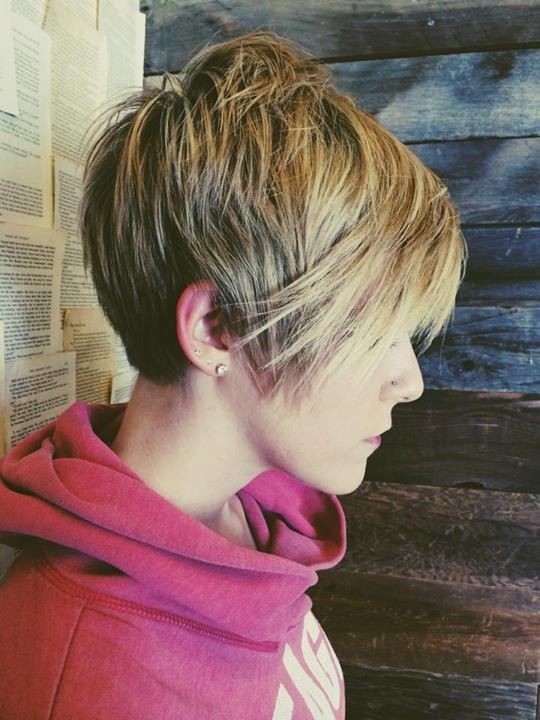 Long Pixie Haircut for Straight Hair