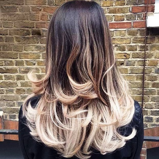 Long Layered Ombre Haircut for Long Hair