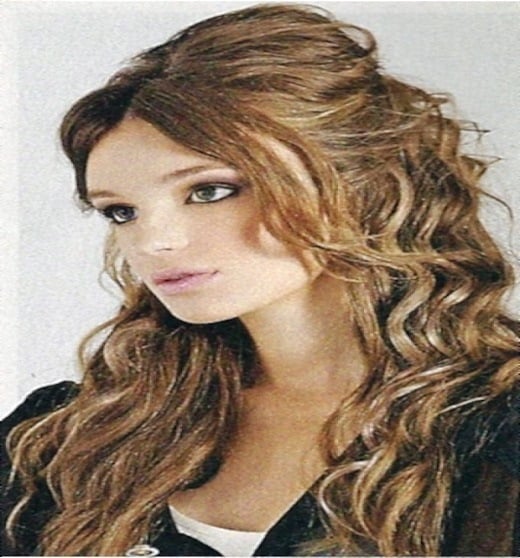 Long Layers with Long Curls Haircut
