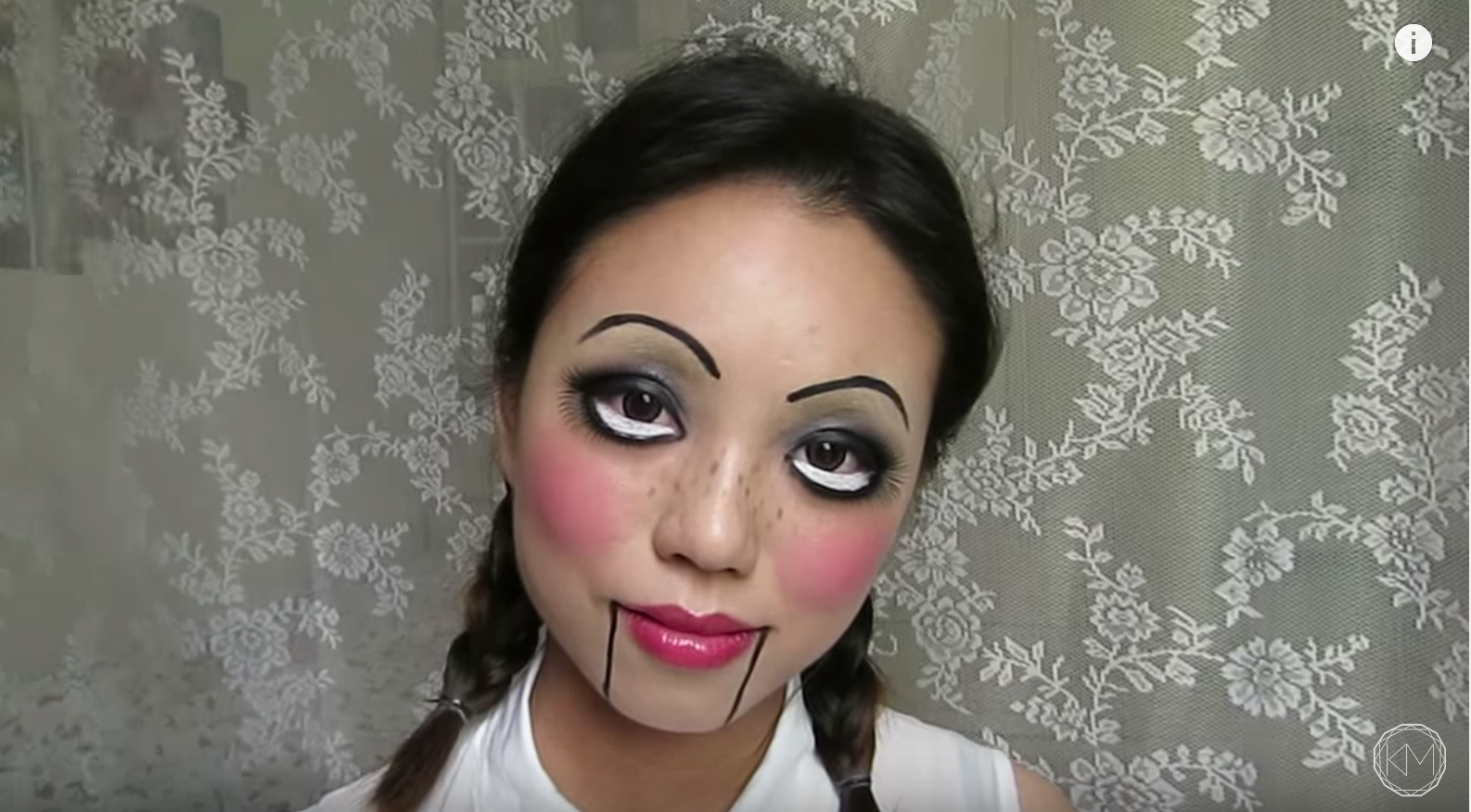 Doll halloween makeup