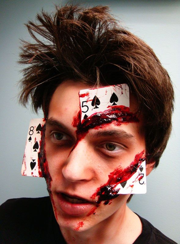 Card CUTTING FACE MAKEUP