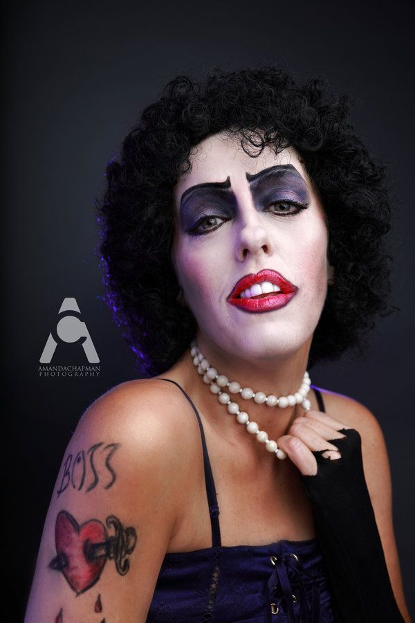 Dr. Frank N Furter Halloween Makeup