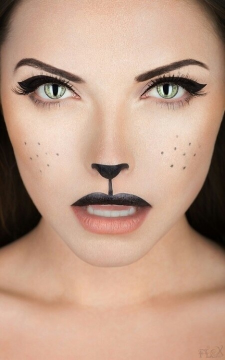 Halloween Cat Makeup