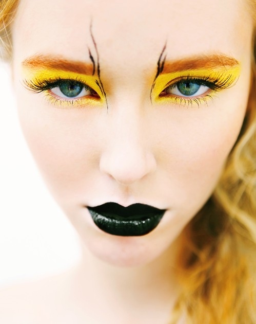 yellow bird makeup