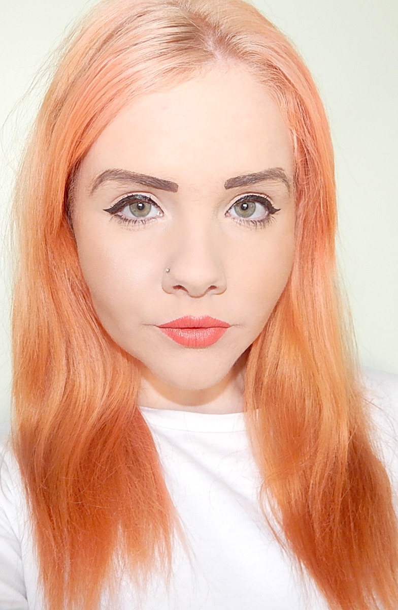 Pastel orange hair