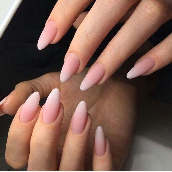 ombre French manicure is a fresh take on traditional French nails for a trendy feel