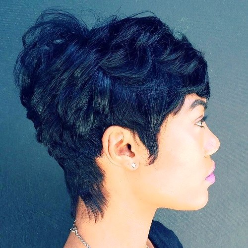 Raven Short Haircut for Black Women