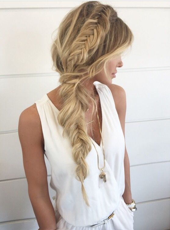 Loose Braid Ponytail