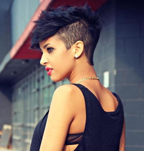 Short Pixie Hairstyle for African American Women