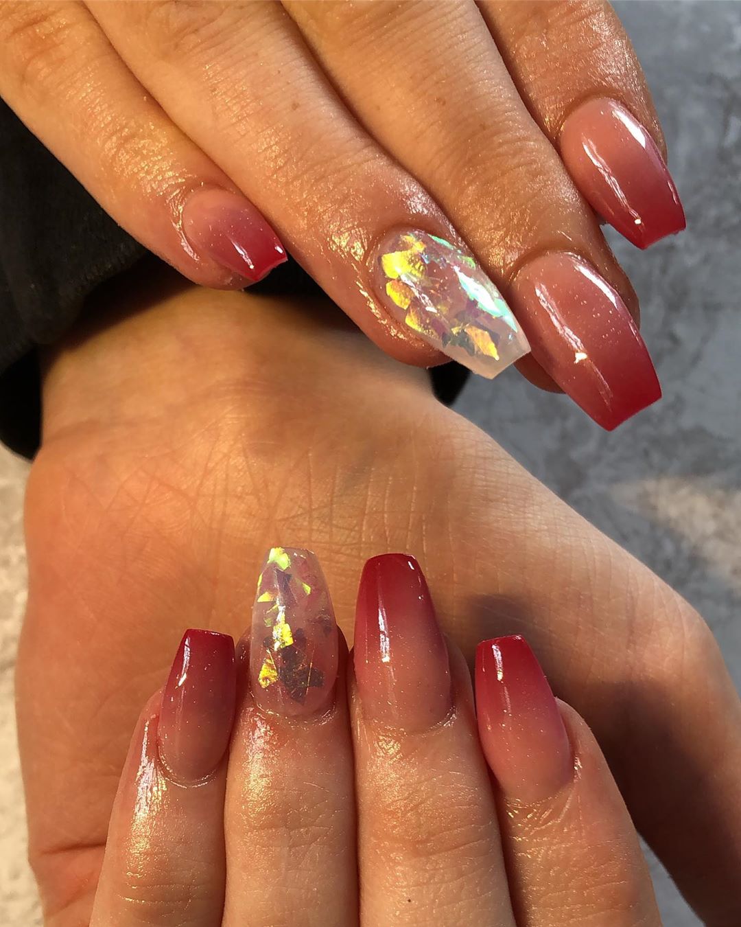 fall ombre nails (6)