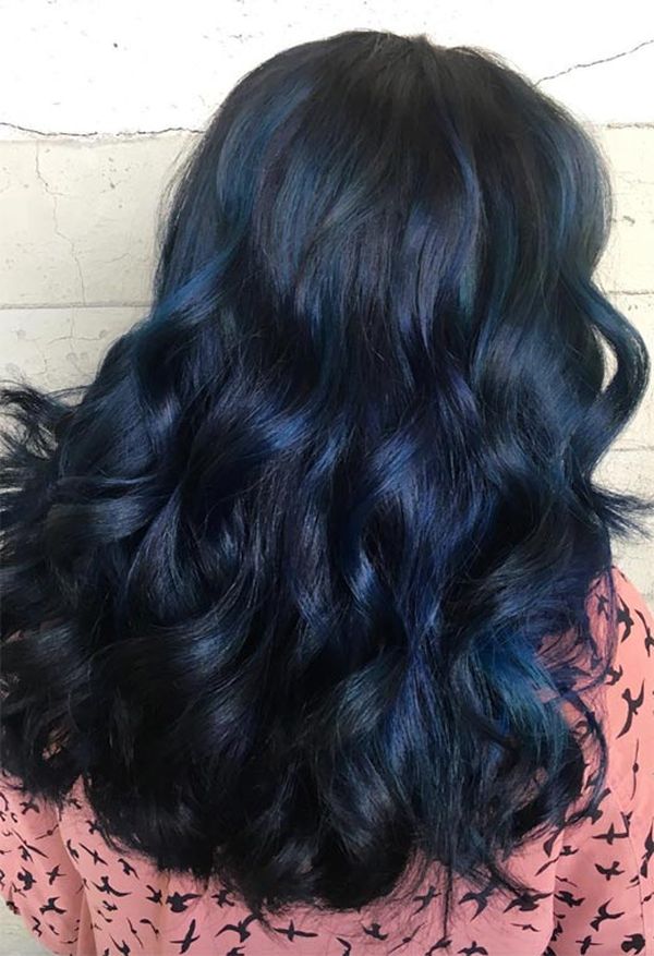 How to get blue black hair? 4