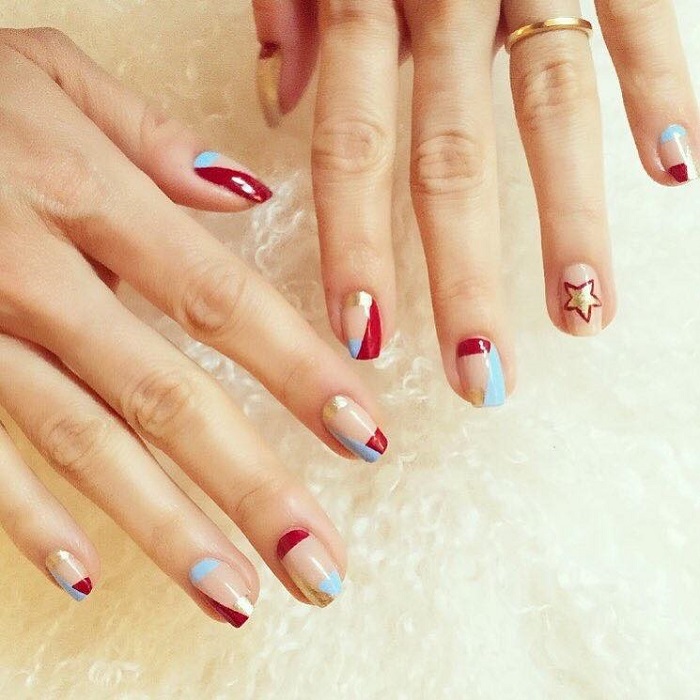 4th Of July Nail Inspo to Celebrate Independence Day with Style wonder woman nails