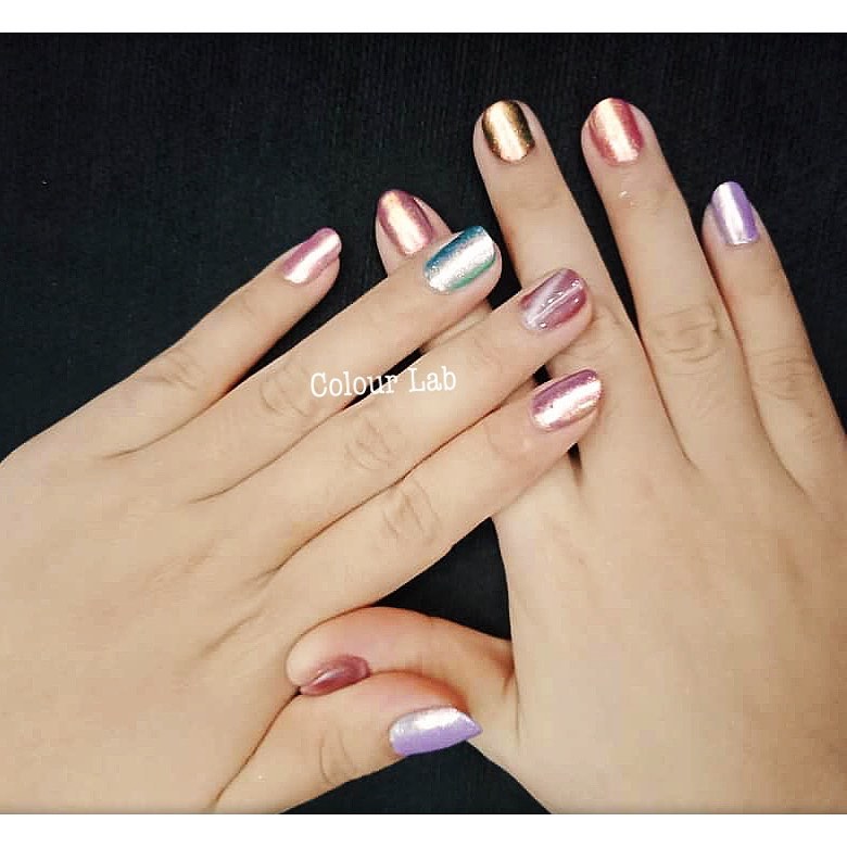 Contrasting Small Shinning Nails for Girls