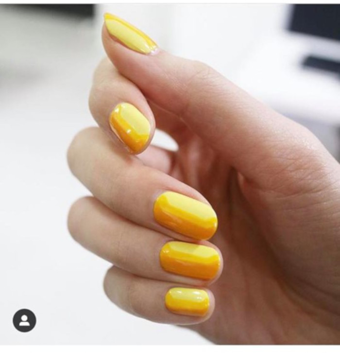 7 Easy Nail Designs That Feel Like Summer yellow nails