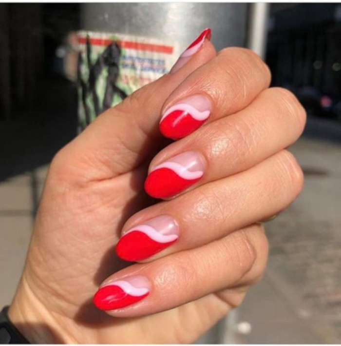 7 Easy Nail Designs That Feel Like Summer negative space nails